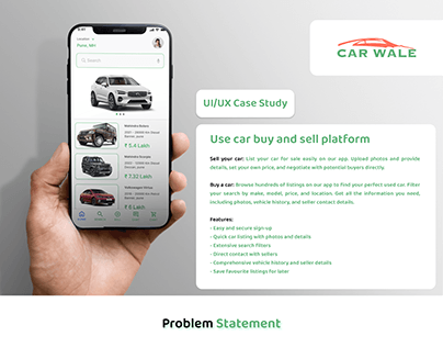 Case Study Use Car Selling and Buying App