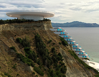 Sci-Fi Corfu island