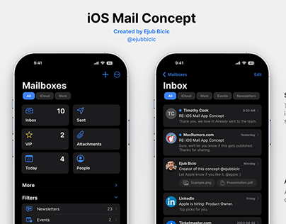iOS Mail Concept