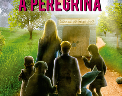 "A Peregrina" book cover illustration