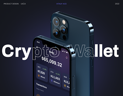 Atom Wallet. Crypto wallet app UX/UI