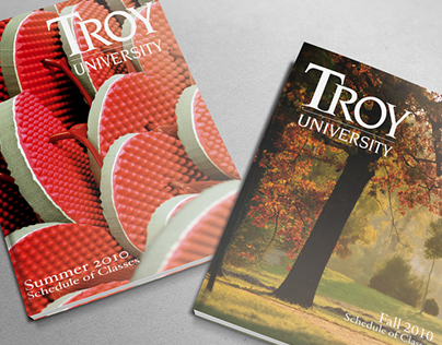 Troy University Schedule of Classes, Cover Design