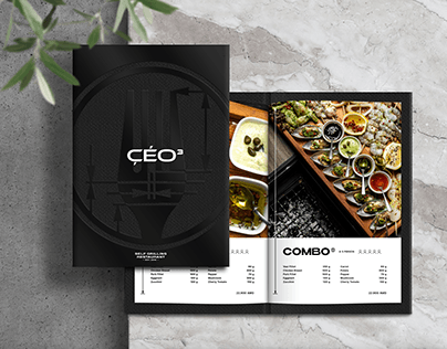 CEO 3 Smokless BBQ Restaurant menu design