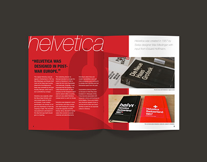 Helvetica Neue Brochure + Poster