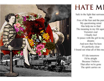 HATE ME [Digital Collage Art]