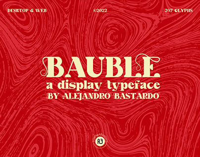 Bauble - A display typeface
