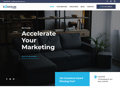 Marketing Agency WordPress Design