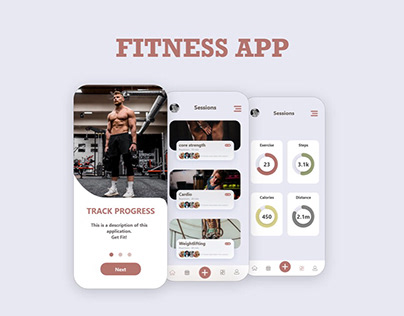 Gym app ui
