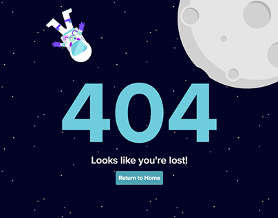 Interactive 404 Page