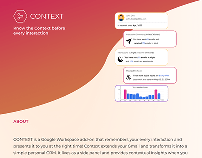 Context - An add-on for Google workspace
