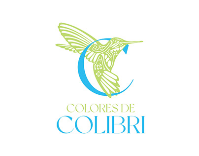 Diseño logo: Colores de colibri
