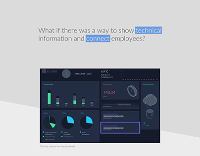 Dashboard - design and front-end