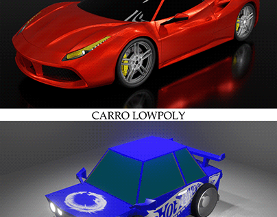High Poly and Low Poly Cars