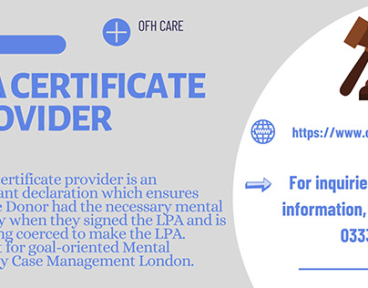 LPA Certificate Provider