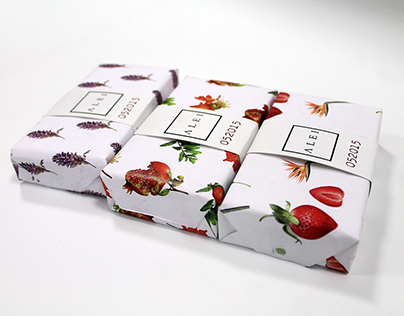 ALEI handcrafted bar soap packaging