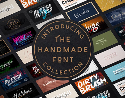 THE HANDMADE FONT COLLECTION - OVER 94% OFF