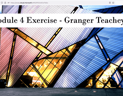 Module 4 Exercise - Granger Teachey