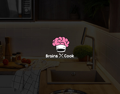 Brains Cook Logo Design