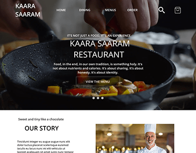 Restaurant site | Kaara Saaram Restaurant.