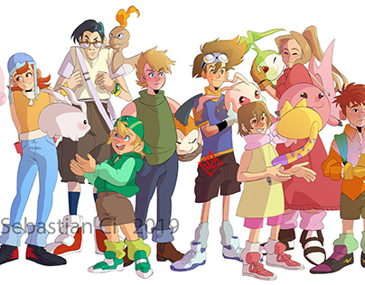 Digimon Adventure tri. // Children's Book Style on Behance