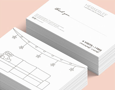 Reward Card Design | HERSERLEF Coworking Space