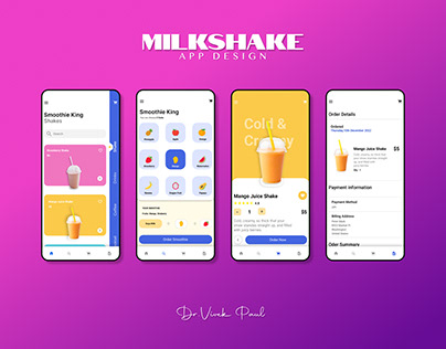 Milkshake App Design