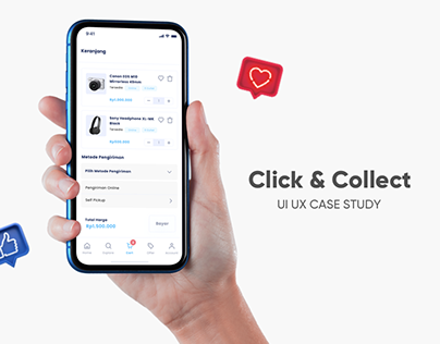Click & Collect UI/UX Case Study