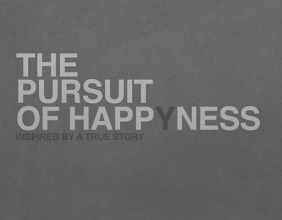 The Pursuit of Happyness (Minimalist Re-Design)