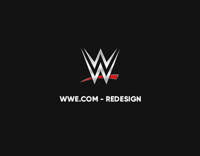 WWE website redesign concept