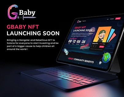 Gbaby NFTs Website Landing Page