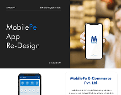 MobilePe app Redesign