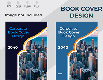 Modern and creative corporate book cover design.