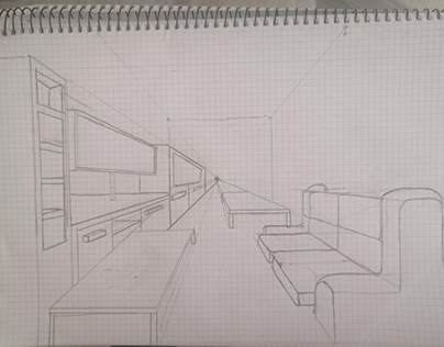 One point perspective