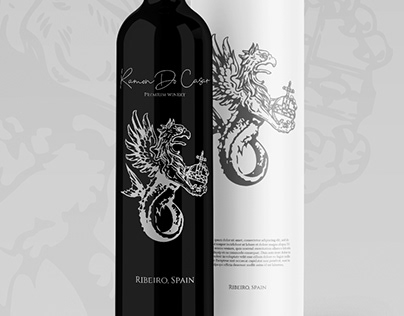 Wine label and brand concept