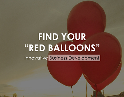 "Red Ballons" Social Platform | Business Development