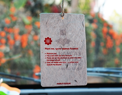Plantable Seed Paper Dangler for Maruti by 21Fools