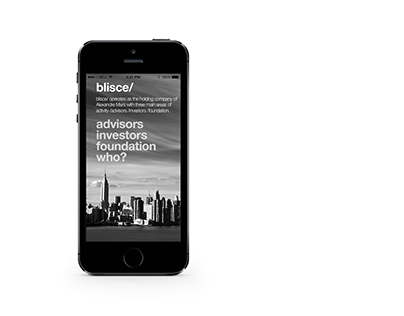 BLISCE mobile website