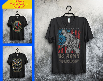 US Army T-shirt Design Bundle- 1
