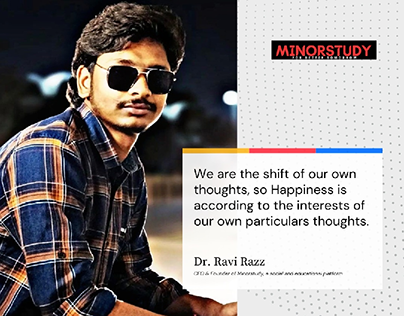 Dr. Ravi Razz (CEO and founder of Minorstudy)