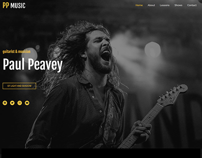 Guitarist Website