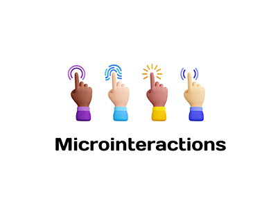 Microinteractions for mobile interfaces