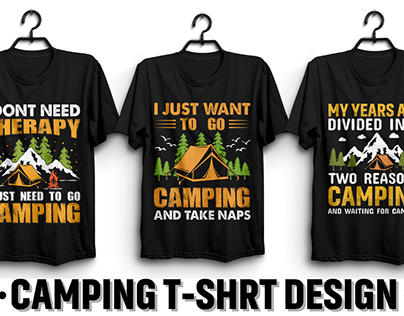 Camping T-shirt Design