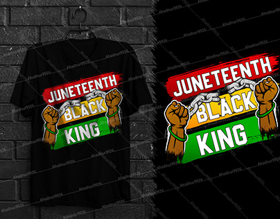 Juneteenth Black King T Shirt design