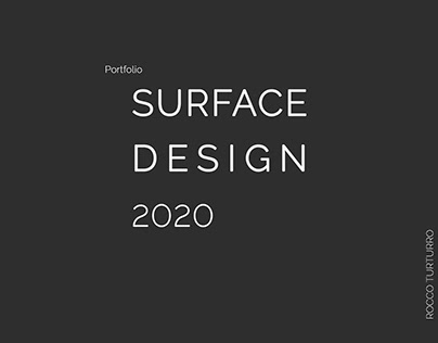 Portfolio Surface Design 2020