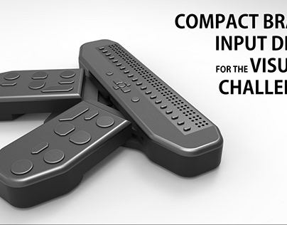 Compact Braille Input Device for the Visually Impaired