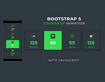 JavaScript Counter Up Animation