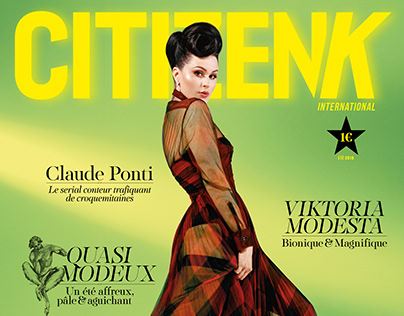 Viktoria Modesta, Citizen K cover by Matthieu Delbreuve