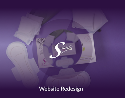 Saathi Pads website redesign