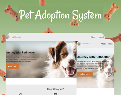 PetShelter | Responsive web design | Pet adoption