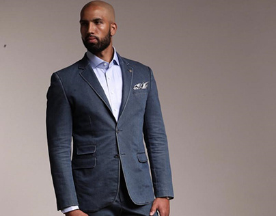 A new must-have: The dark denim suit